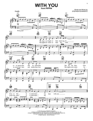 With You (from Pippin)