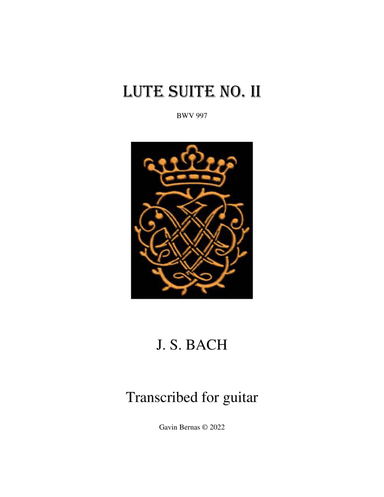 Bach Second Lute Suite BWV 997