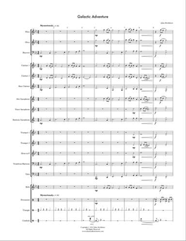 Galactic Adventure - for Concert Band