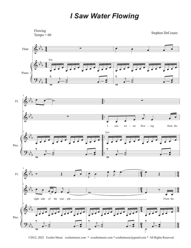 I Saw Water Flowing (Vocal Solo)