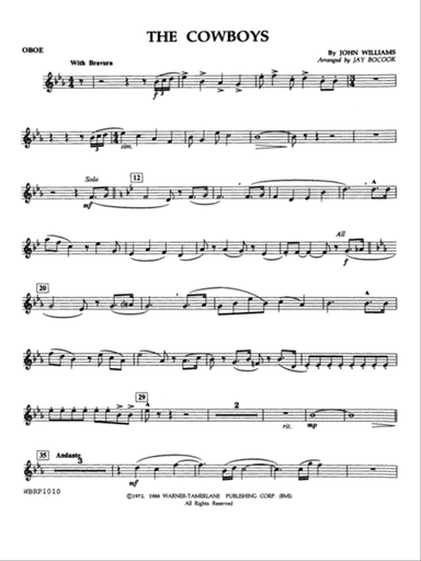 The Cowboys: Oboe