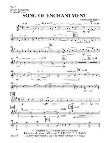 Song of Enchantment - Alto Sax 3