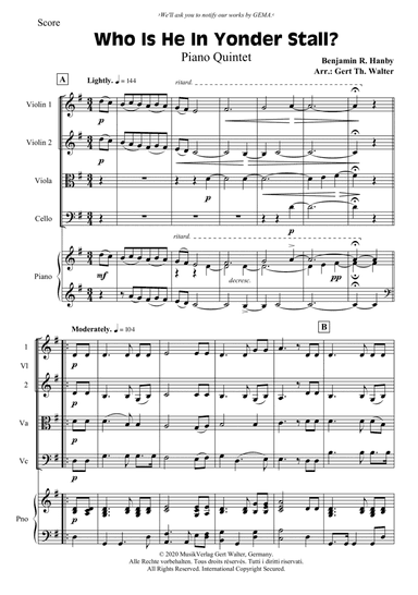 Who Is He In Yonder Stall?