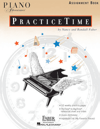 Piano Adventures PracticeTime Assignment Book