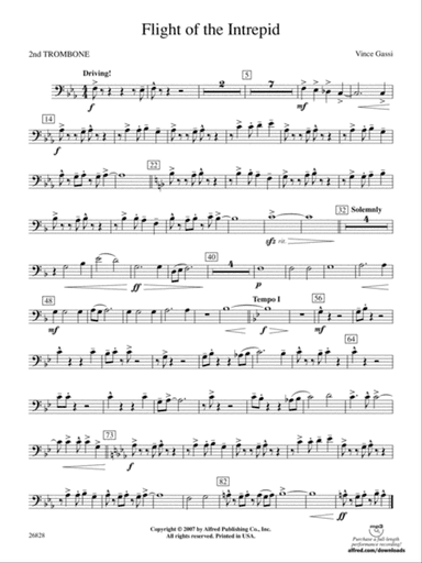 Flight of the Intrepid: 2nd Trombone