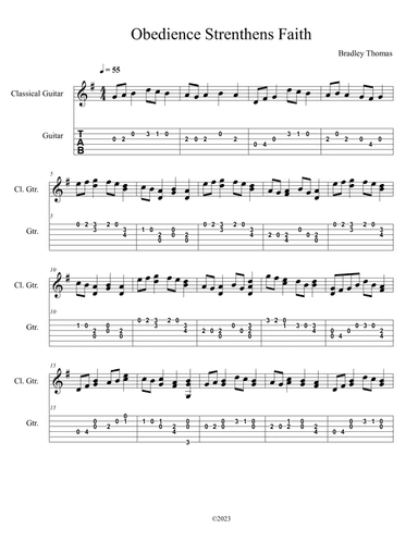 Obedience Strengthens Faith