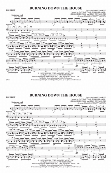 Burning Down the House: Drumset