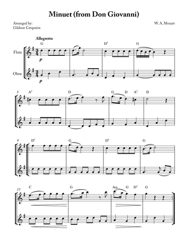 Minuet (from Don Giovanni)