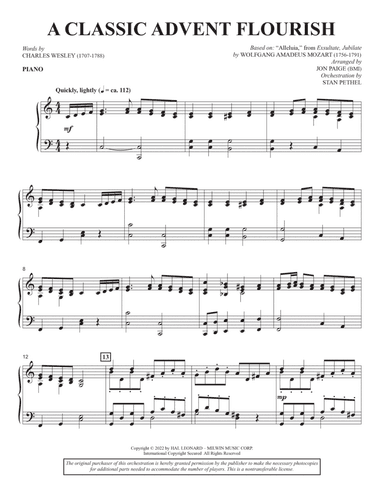 A Classic Advent Flourish - Piano