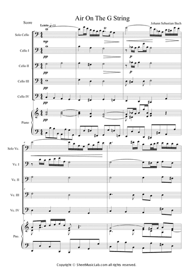 Air On The G String C Major