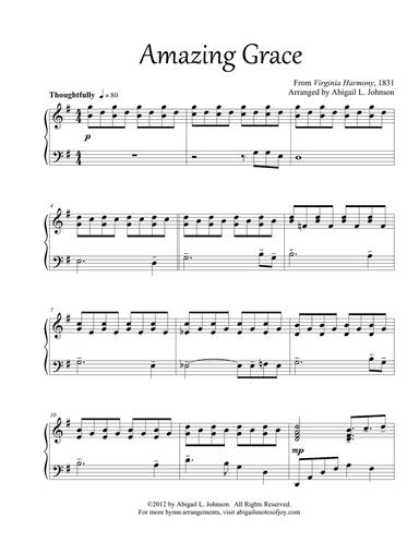 Amazing Grace (Beautiful Piano Solo)