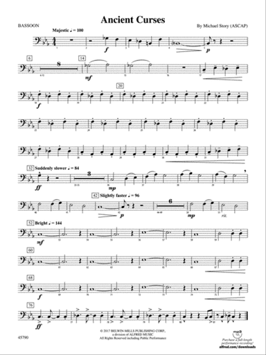 Ancient Curses: Bassoon