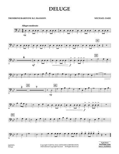 Deluge - Trombone/Baritone B.C./Bassoon