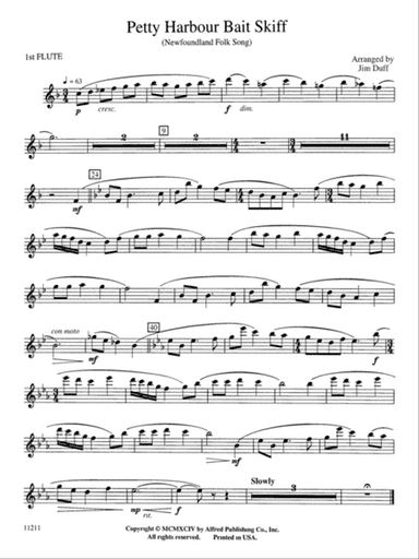 Petty Harbour Bait Skiff: Flute