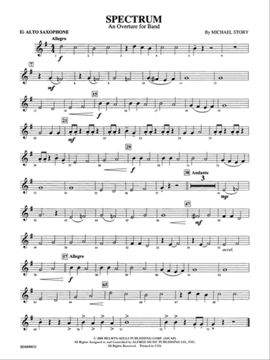 Spectrum: E-flat Alto Saxophone