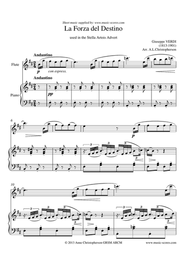 Forza del Destino - Flute & Piano
