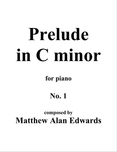 Prelude in C minor
