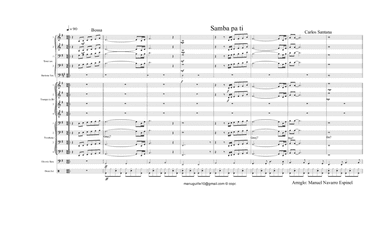 Samba pa ti - Score Only