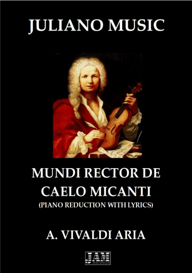 MUNDI RECTOR DE CAELO MICANTI (PIANO REDUCTION WITH LYRICS) - A. VIVALDI