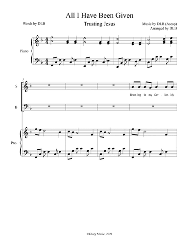 All I Have Been Given