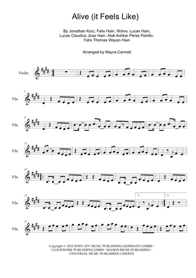 Alive (it Feels Like)