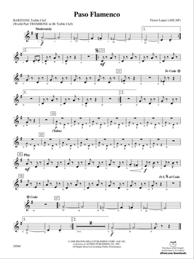 Paso Flamenco: Baritone T.C.