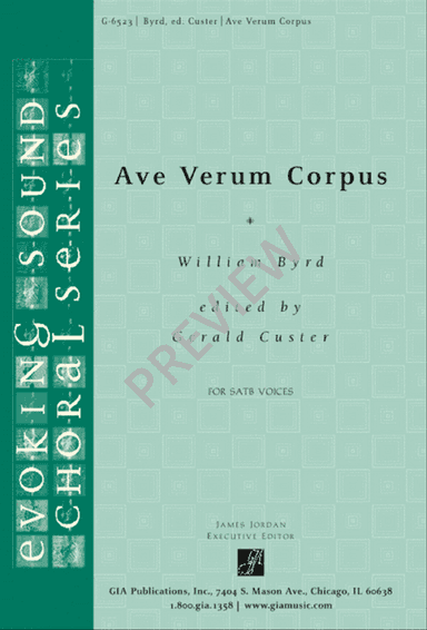 Ave verum corpus