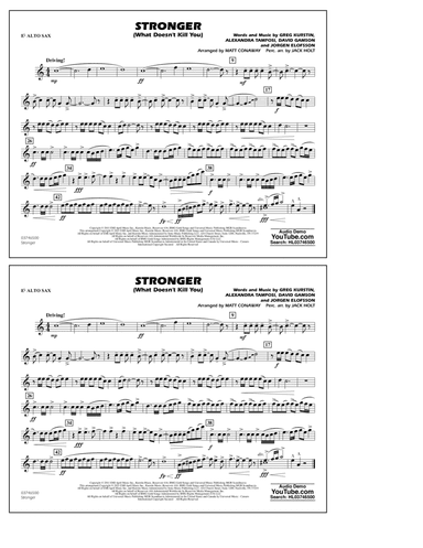 Stronger (What Doesn't Kill You) (arr. Matt Conaway) - Eb Alto Sax