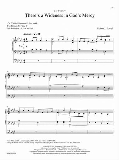 There's a Wideness in God's Mercy (Downloadable)