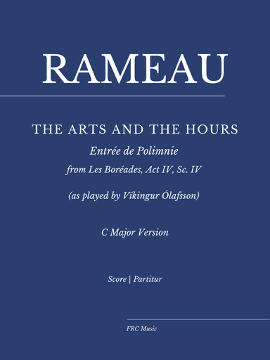 Rameau: Les Boréades: "The Arts and the Hours" for Piano (as played by Víkingur Ólafsson) in C