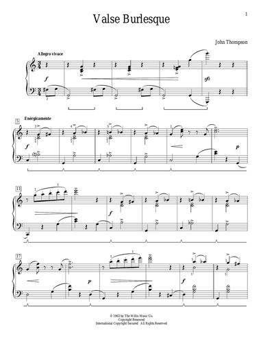 Valse Burlesque