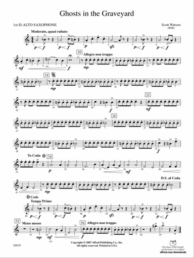 Ghosts in the Graveyard: E-flat Alto Saxophone