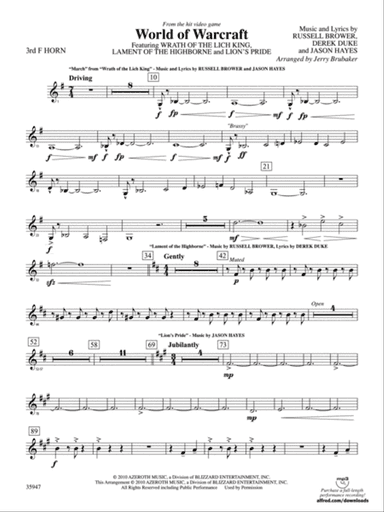 World of Warcraft: 3rd F Horn