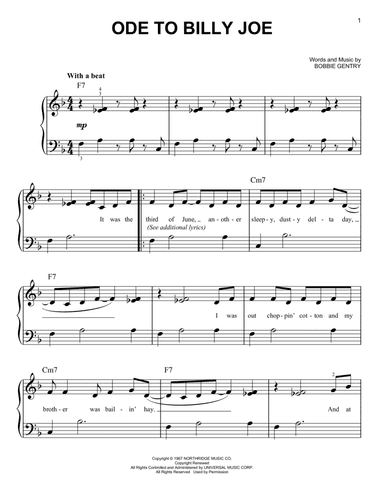 Ode To Billy Joe