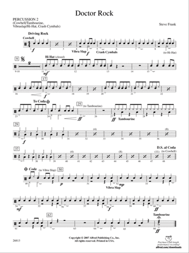 Doctor Rock: 2nd Percussion