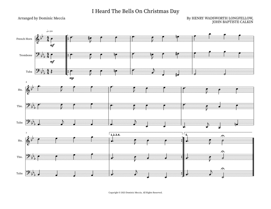 I Heard The Bells On Christmas Day