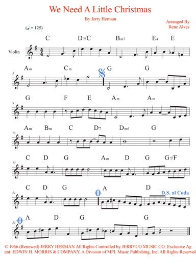 We Need A Little Christmas