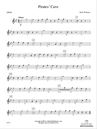 Pirates' Cave: Oboe