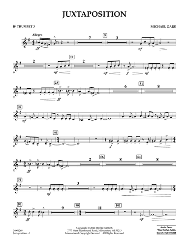 Juxtaposition - Bb Trumpet 3
