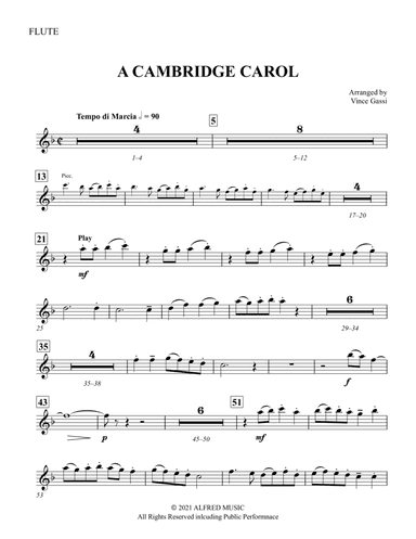 A Cambridge Carol: Flute