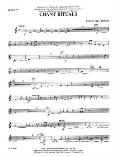 Chant Rituals: Baritone T.C.