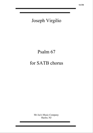 Psalm 67 for mixed voices