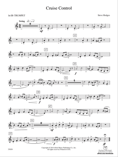 Cruise Control: 1st B-flat Trumpet