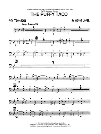 Puffy Taco: 4th Trombone