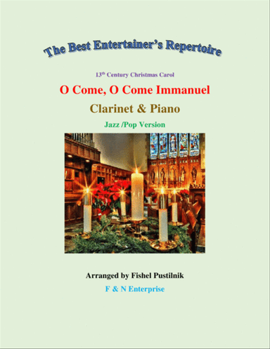 "O Come, O Come Immanuel"-Piano Background for Clarinet and Piano-Video