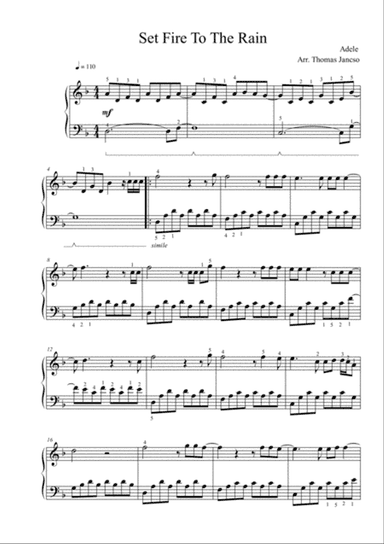 Set Fire To The Rain