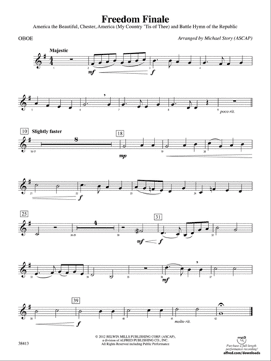 Freedom Finale: Oboe
