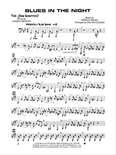 Blues in the Night: 2nd Tuba