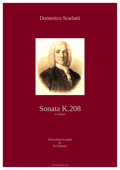 Sonata K. 208 in A major