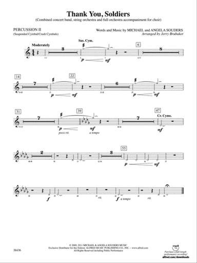 Thank You, Soldiers: 2nd Percussion